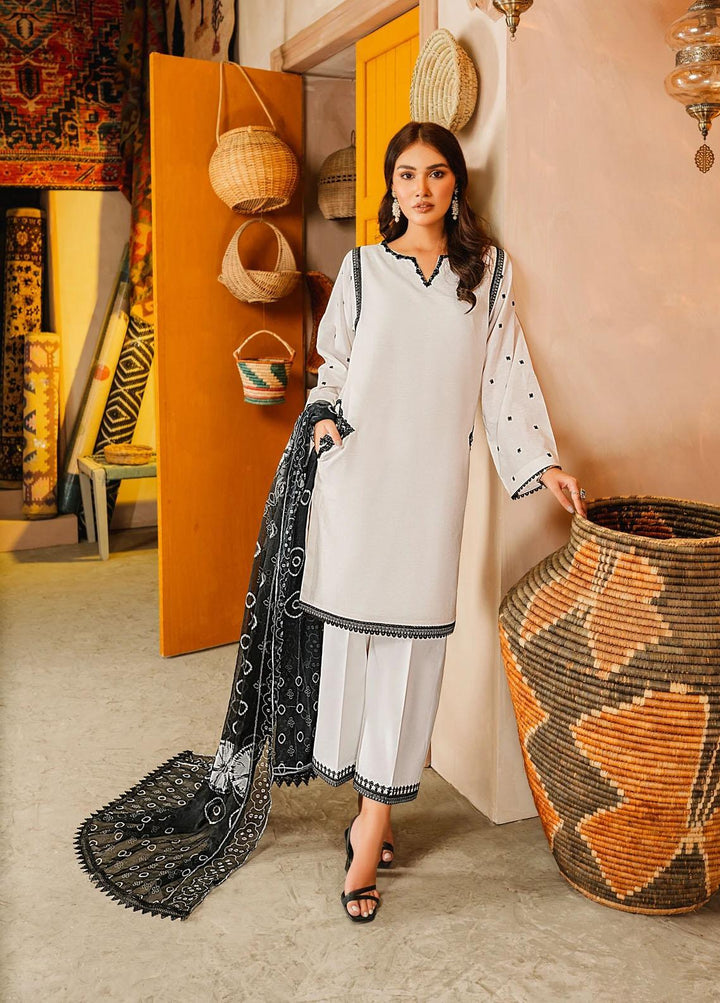 Shurooq Casual Pret Embroidered Lawn 3 Piece Suit SHQ21E LE CAMAIEU
