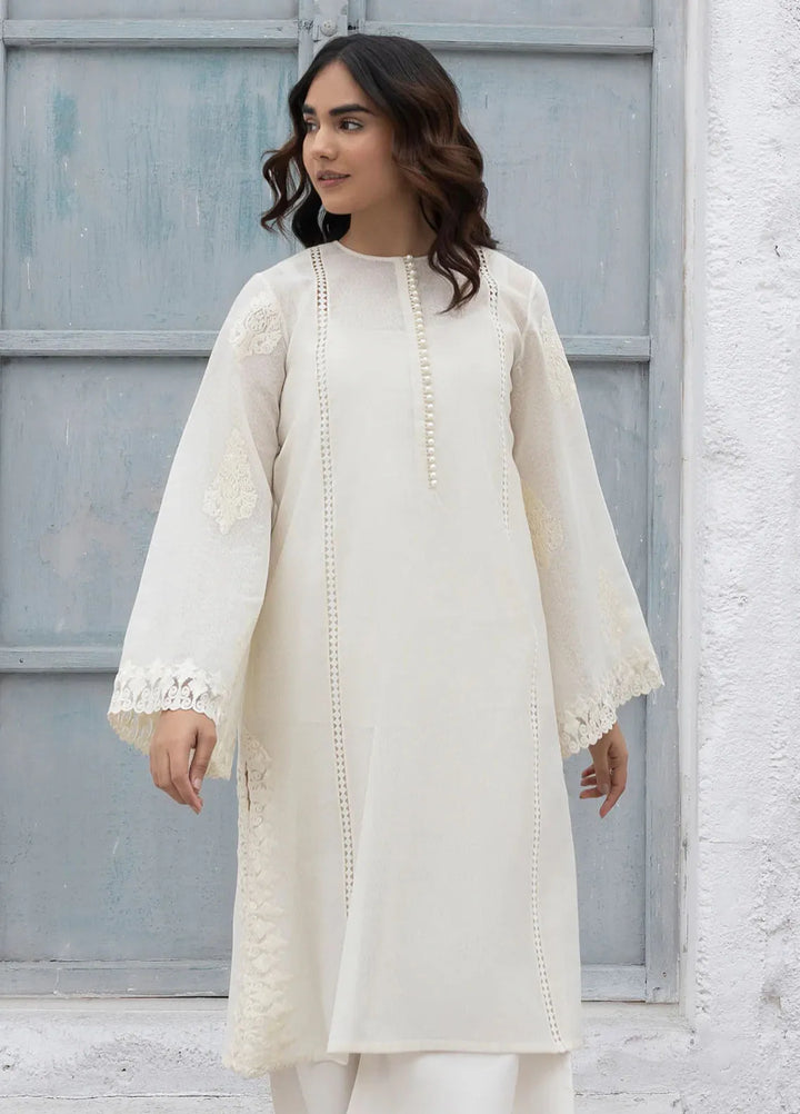 Erum Khan Pret Embroidered Cotton Karandi 3 Piece Suit Haya