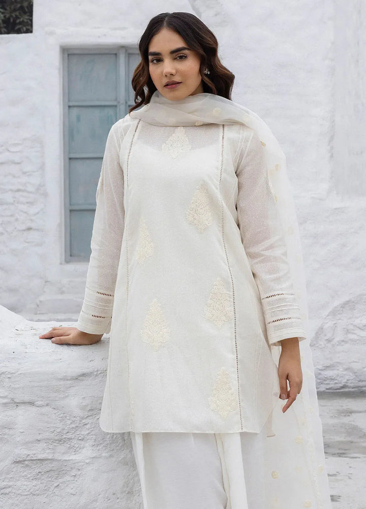 Erum Khan Pret Embroidered Cotton Karandi 3 Piece Suit Maha