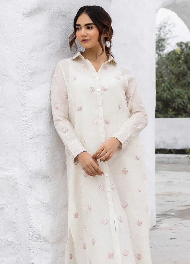 Erum Khan Pret Embroidered Cotton Karandi 3 Piece Suit Safa