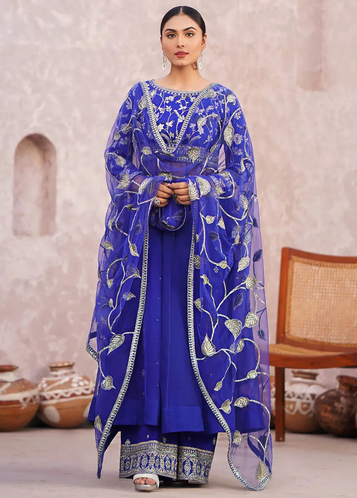 Erum Khan Pret Embroidered Organza 3 Piece Suit Nargis