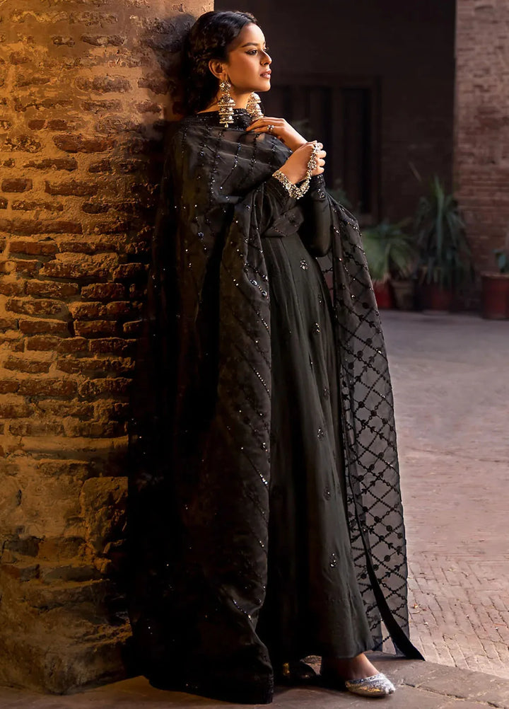 Erum Khan Pret Embroidered Raw Silk 3 Piece Suit Mumtaz