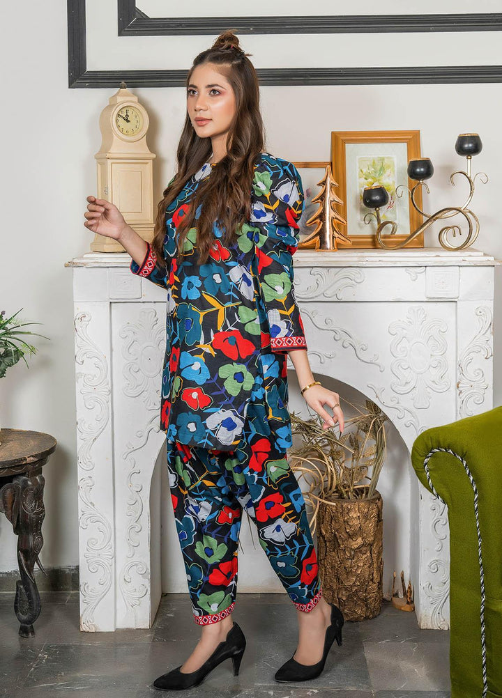 Eshaal Adina By AY Textile Printed Khaddar Suits Unstitched 2 Piece AYT22ES 1A - Winter Collection