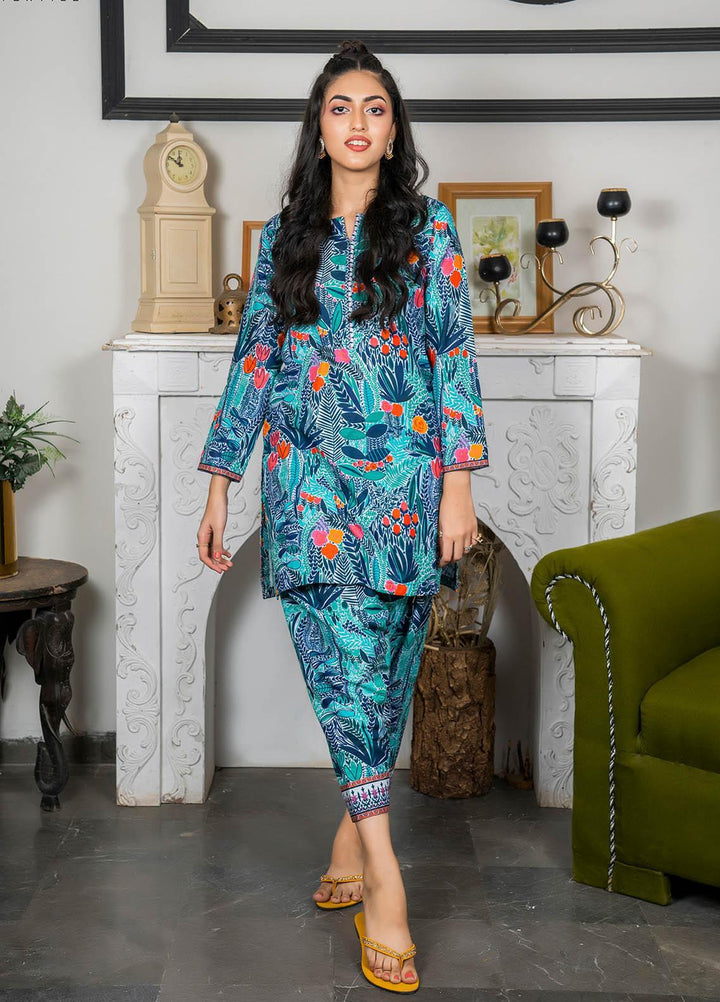 Eshaal Adina By AY Textile Printed Khaddar Suits Unstitched 2 Piece AYT22ES 4A - Winter Collection