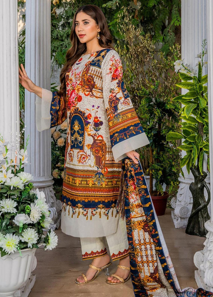 Eshaal Adina By AY Textile Printed Khaddar Suits Unstitched 3 Piece AYT22K 08 - Winter Collection