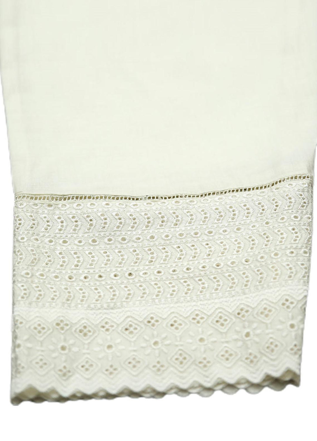 AY Textile Pret Cambric Trouser D-03 OFF WHITE
