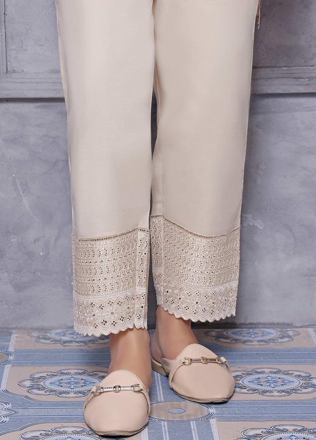 AY Textile Pret Cambric Trouser D-03 SKIN