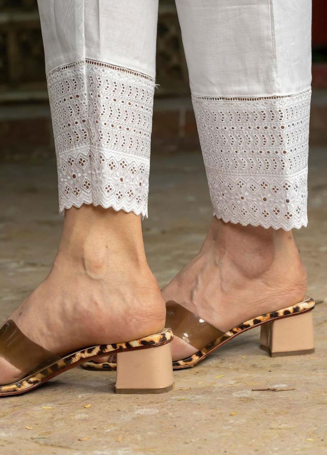 AY Textile Pret Cambric Trouser D-03 WHITE