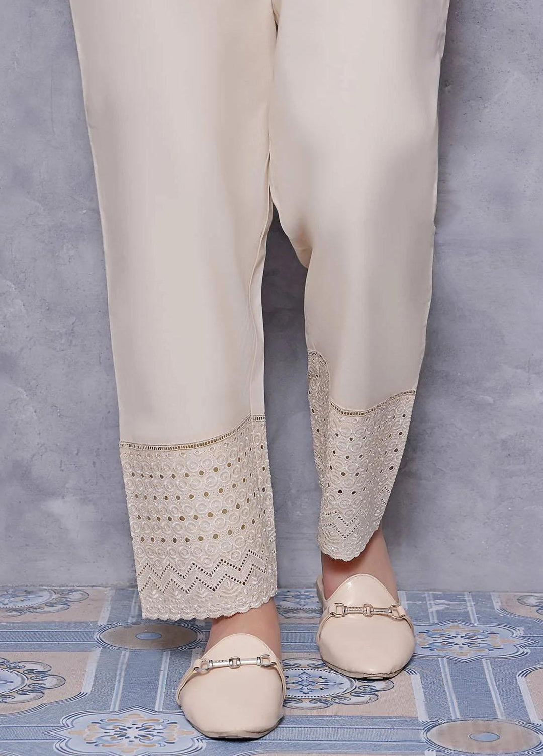 AY Textile Pret  Cambric Trouser D-05 SKIN