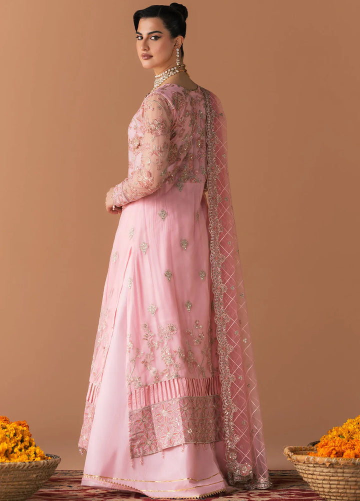 Esra by Fiona Pret Embroidered Net 4 Piece Suit Seren