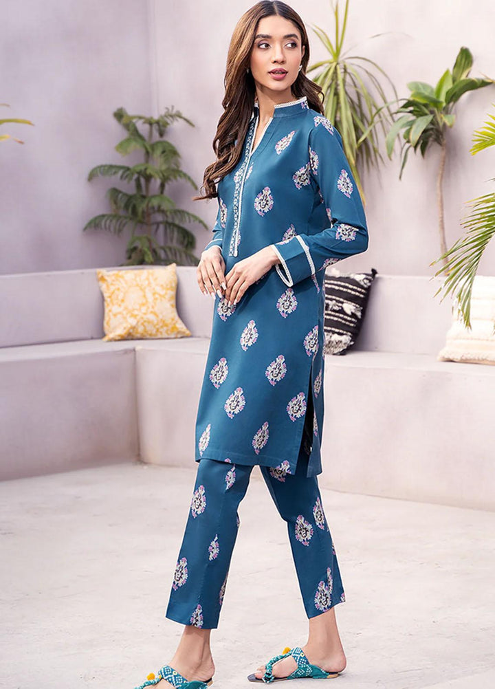 Esra Fashion Casual Pret Printed Lawn 2 Piece Dress HD-23-07
