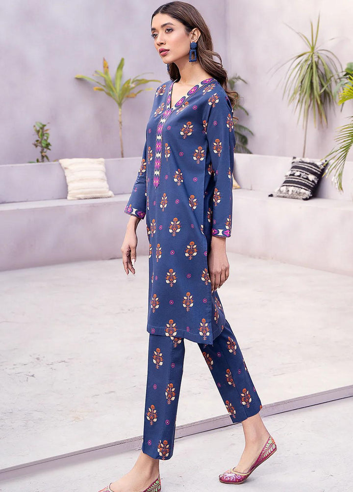 Esra Fashion Casual Pret Printed Lawn 2 Piece Dress HD-23-09