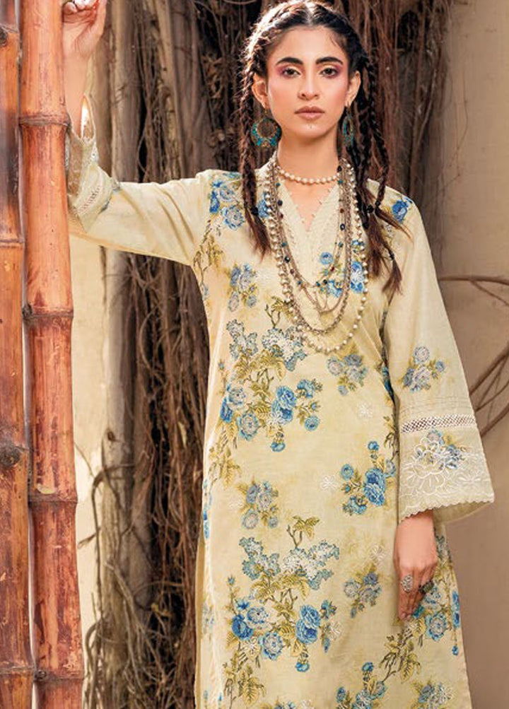 Essential By Gul Ahmed Embroidered Lawn Suits Unstitched 2 Piece GA24E TL-42015 - Summer Collection