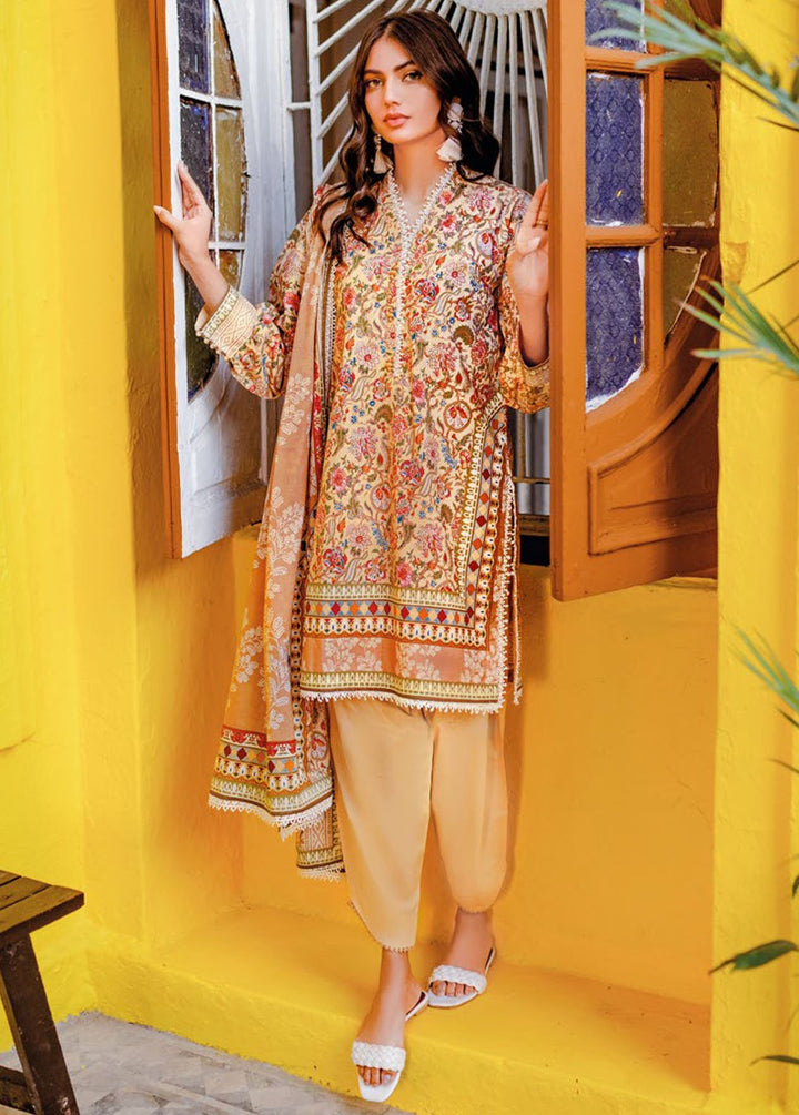 Essential By Gul Ahmed Printed Lawn Suits Unstitched 3 Piece GA24E CL-42131 - Summer Collection