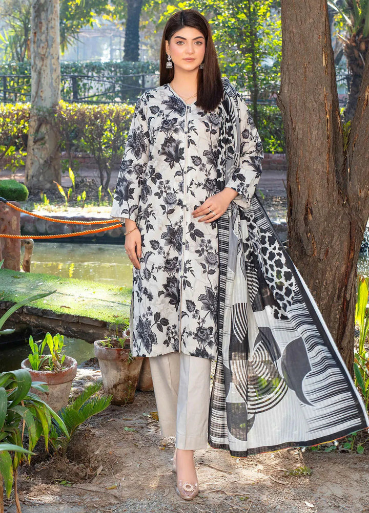 Fabiha by Feroza Printed Lawn Suits Unstitched 3 Piece FZ25FB D-09 - Summer Collection