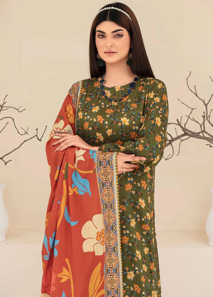 Fabiha By Feroza Printed Linen Suit Unstitched 3 Piece FZ24F D-02 - Summer Collection