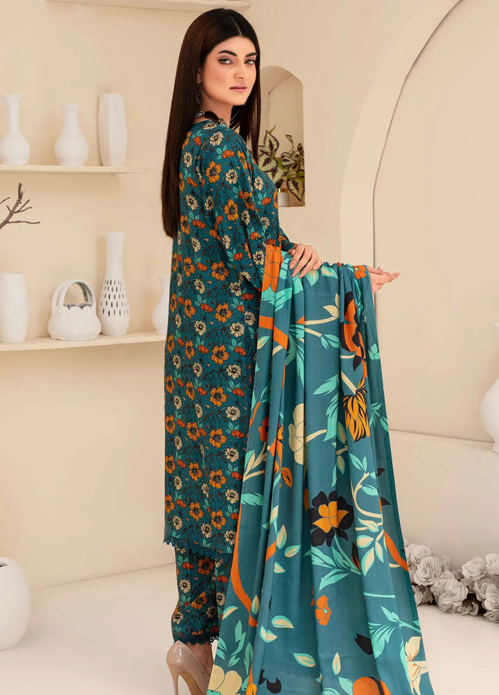 Fabiha By Feroza Printed Linen Suit Unstitched 3 Piece FZ24F D-07 - Summer Collection