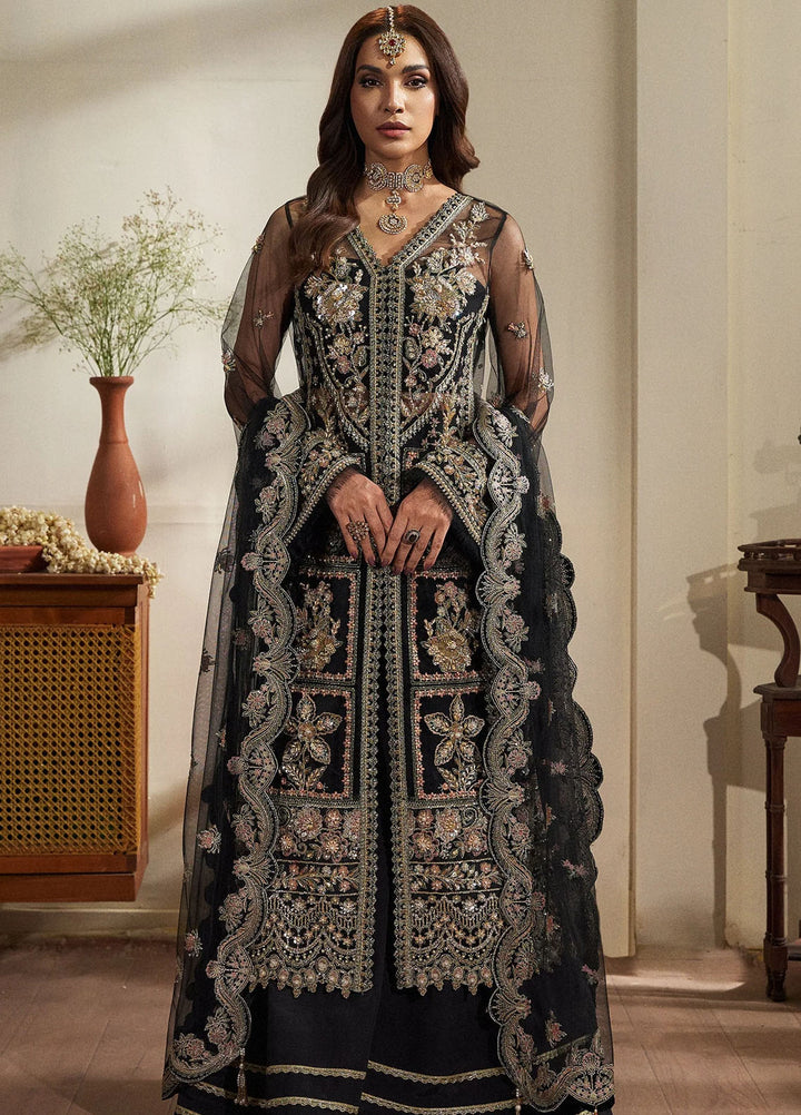 Fabiha Fatima Pret Embroidered Net 3 Piece Suit Opal