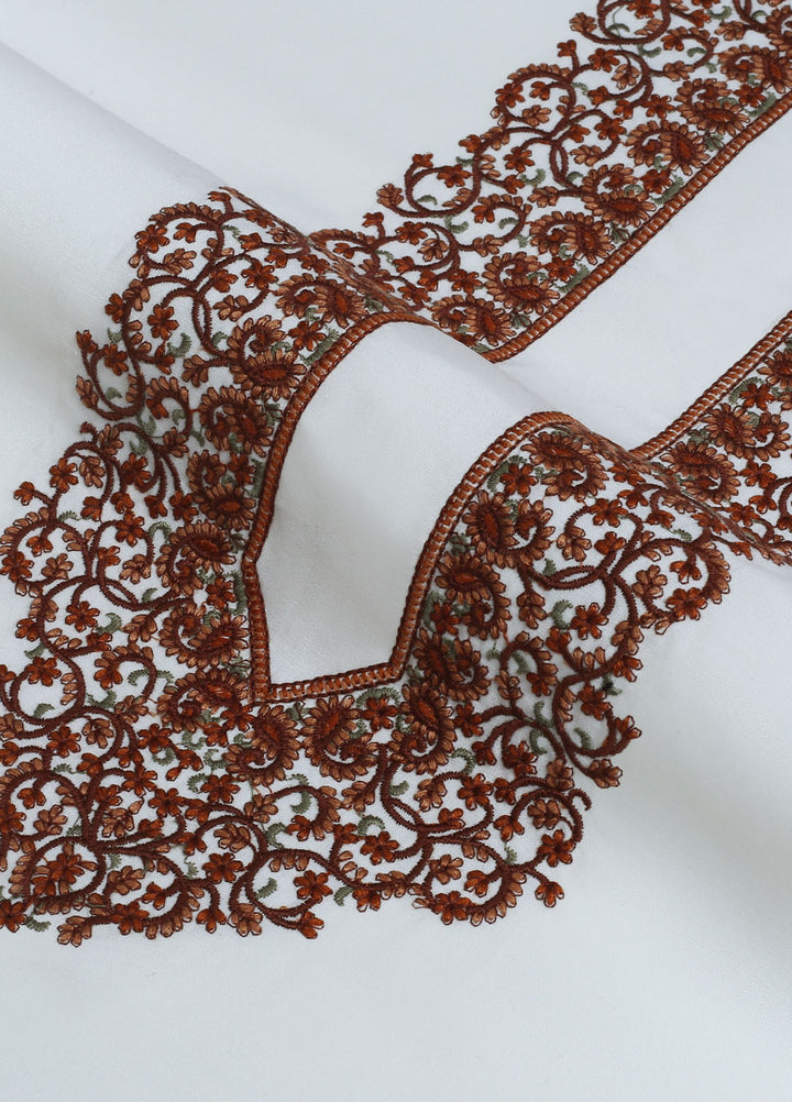 Fabrich Embroidered Suits Unstitched Kurta Shalwar GTS-WK-013 - Mens Collection