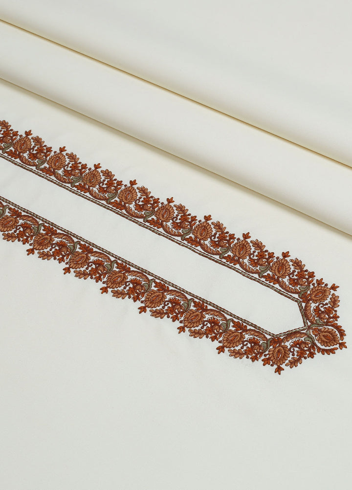 Fabrich Embroidered Wash N wear Suits Unstitched 2 Piece GTS-WK-012 - Summer Collection