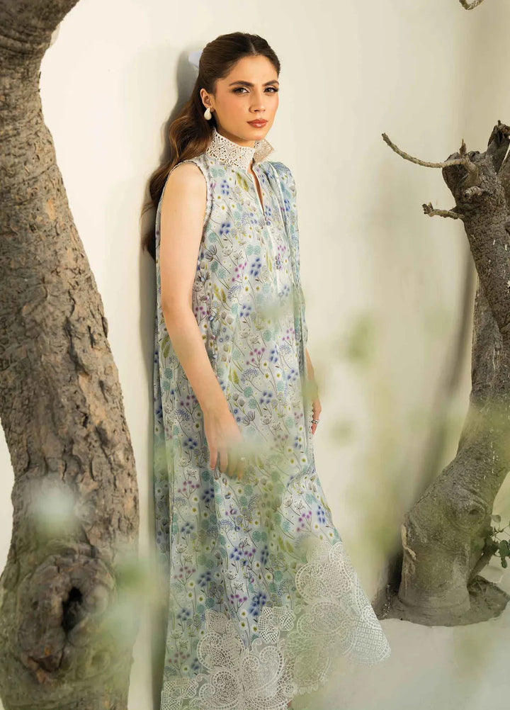 Faiza Faisal Embroidered Lawn Suits Unstitched 3 Piece FFX25P Elea - Summer Collection