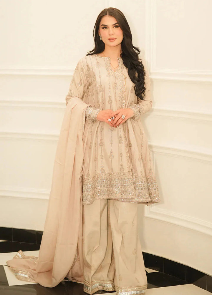 Faiza Faisal Pret Festive Raw Silk 3 Piece Suit Amira
