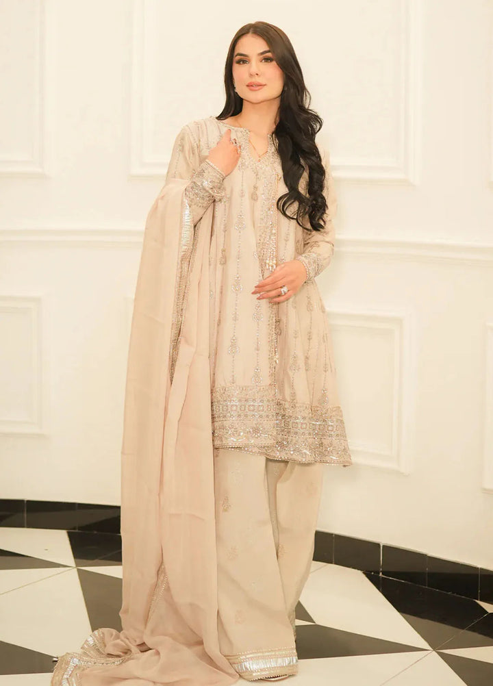 Faiza Faisal Pret Festive Raw Silk 3 Piece Suit Amira