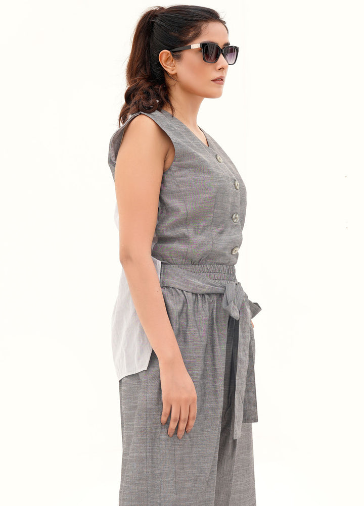 Farah Agha Pret Solids Cotton 2 Piece Suit Realm