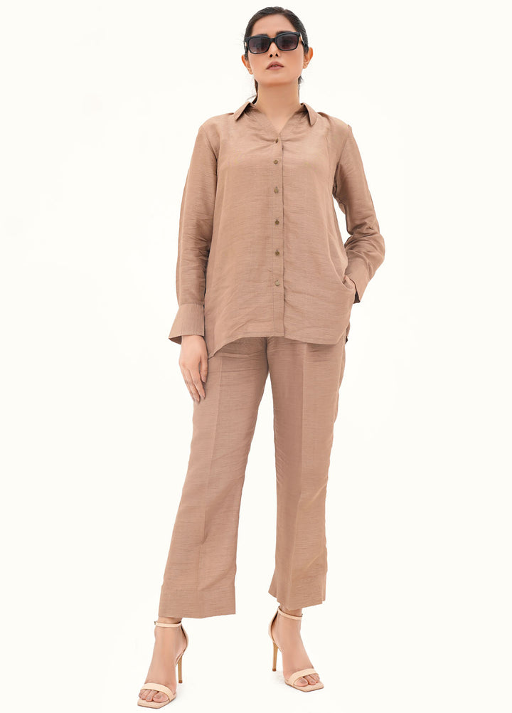 Farah Agha Pret Solids Raw Silk  2 Piece Suit Grace