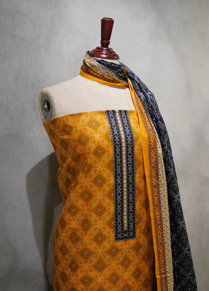 Farah n Faria By Bin Saeed Printed Lawn Suit Unstitched 3 Piece BS24F D-16A - Summer Collection