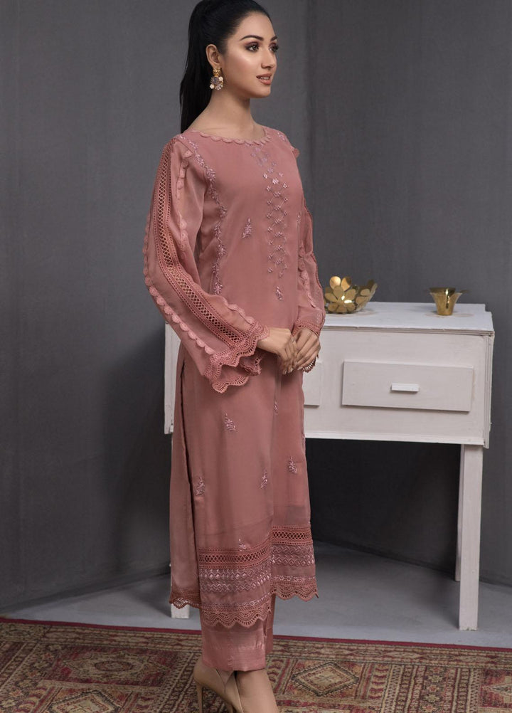 Fascino Embroidered Chiffon  Unstitched Kurties FN23DV Cava - Festive Collection