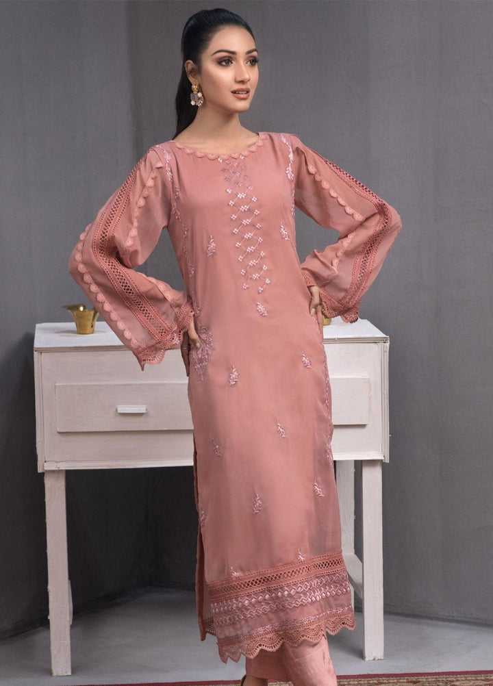 Fascino Embroidered Chiffon  Unstitched Kurties FN23DV Cava - Festive Collection