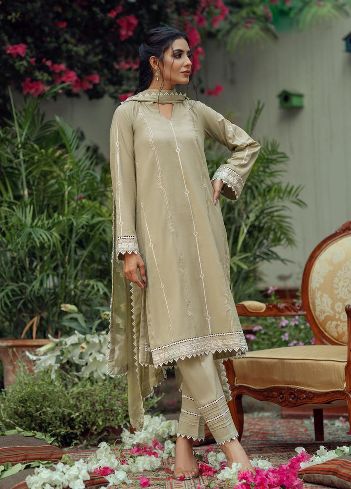 Fascino Pret Embroidered Cotton 3 Piece Suit BUGUTTE