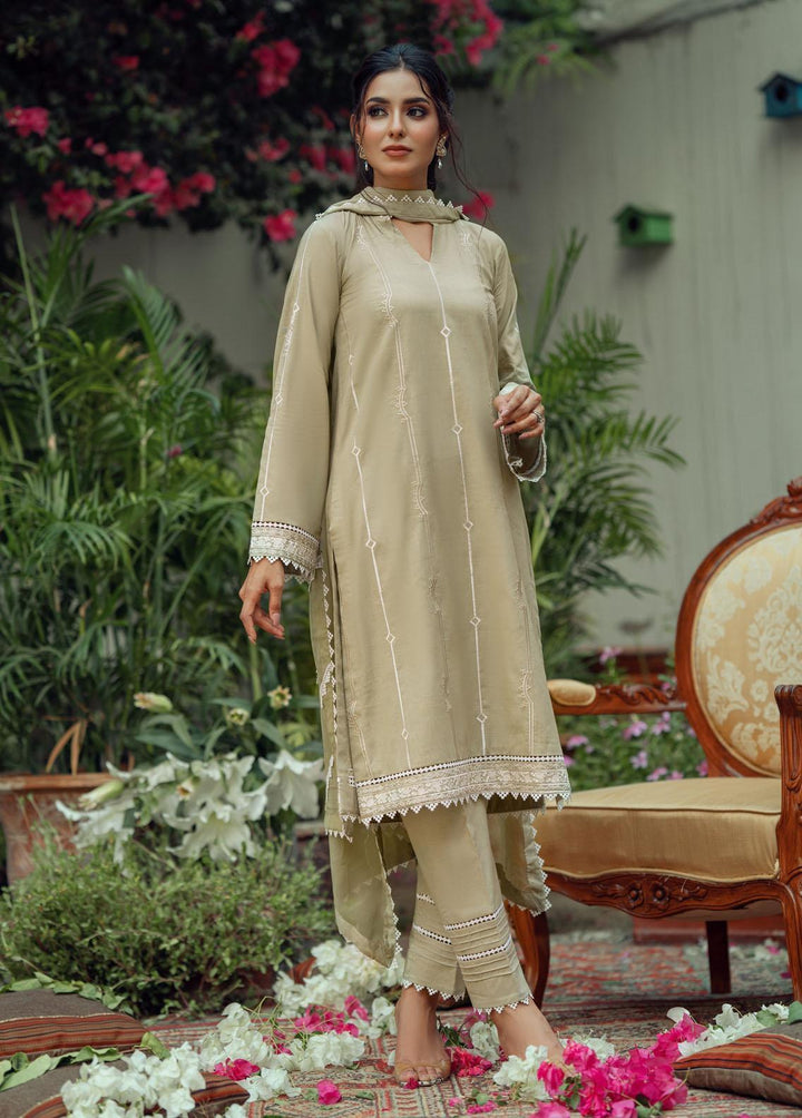 Fascino Pret Embroidered Cotton 3 Piece Suit BUGUTTE