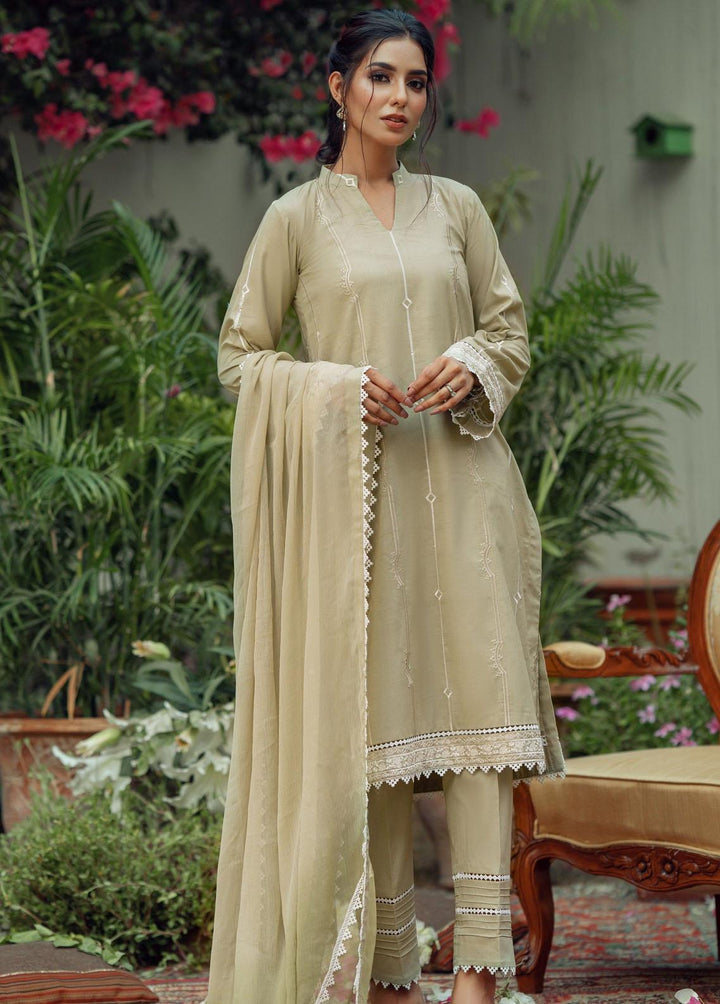 Fascino Pret Embroidered Cotton 3 Piece Suit BUGUTTE