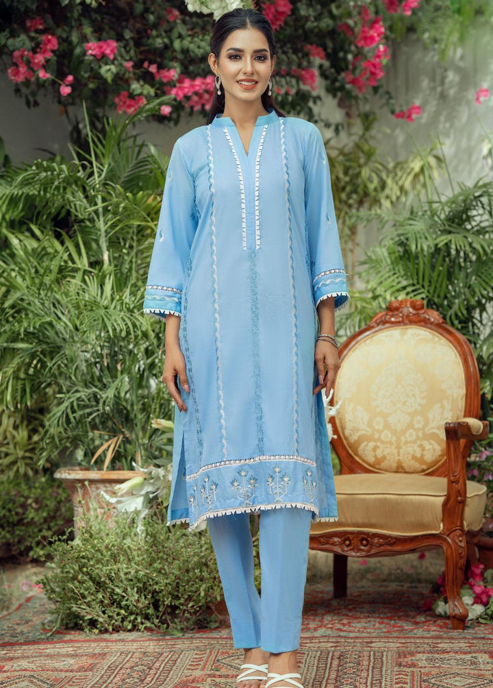 Fascino Pret Embroidered Cotton 3 Piece Suit RADIANT