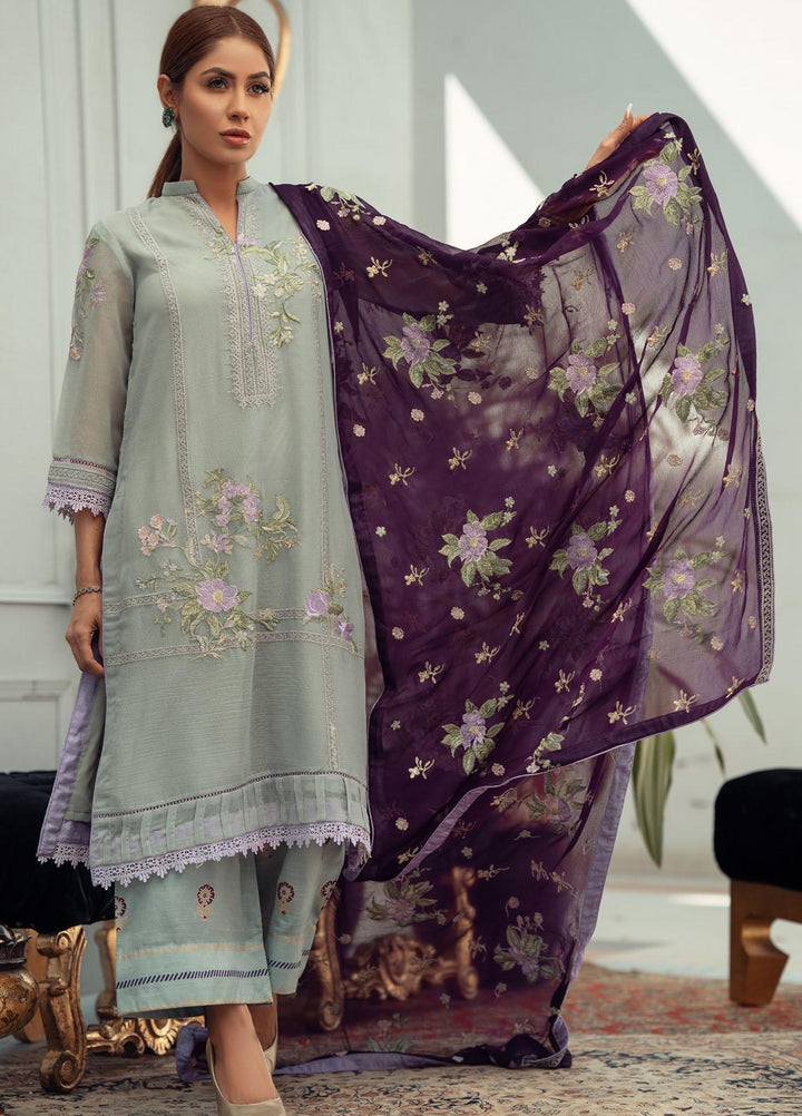 Fascino Embroidered Chiffon Suits Unstitched 3 Piece FN22F DREAMY GLAZE - Festive Collection