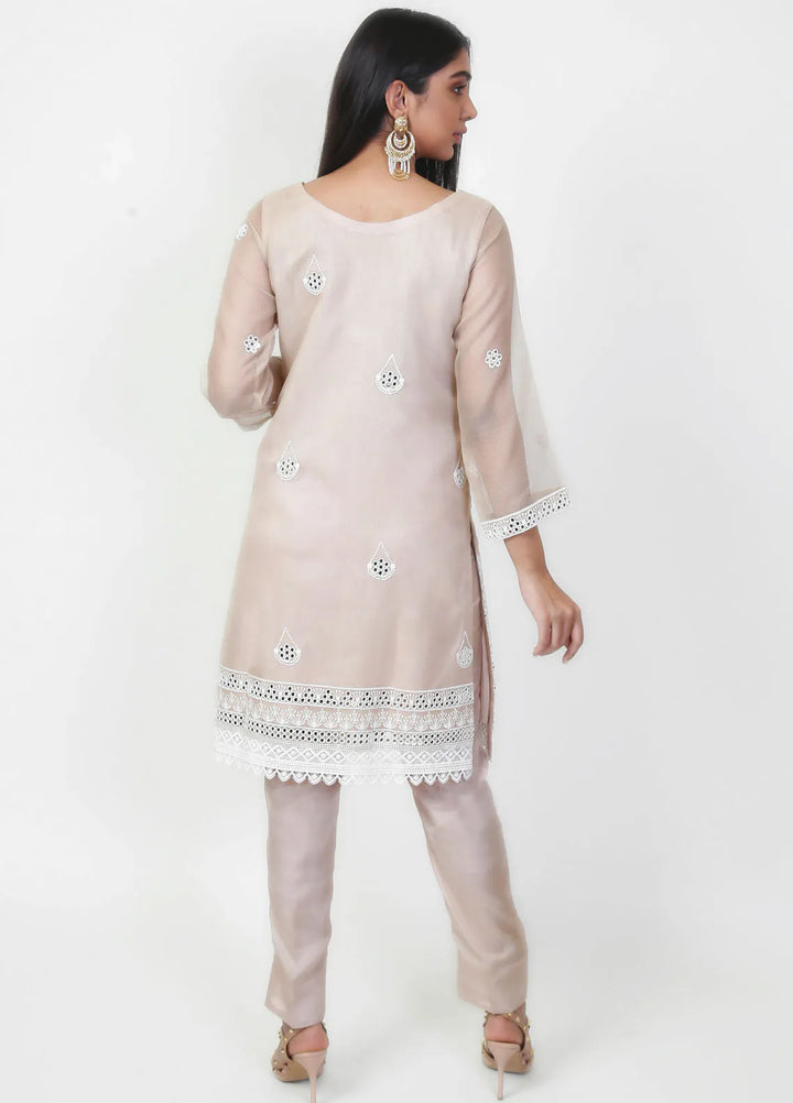 Fashion Porters Embroidered Cotton Net Suit Unstitched 4 Piece Suit FP24T SUS22-TM5 - Festive Collection
