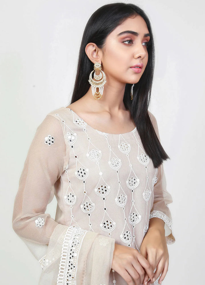 Fashion Porters Embroidered Cotton Net Suit Unstitched 4 Piece Suit FP24T SUS22-TM5 - Festive Collection