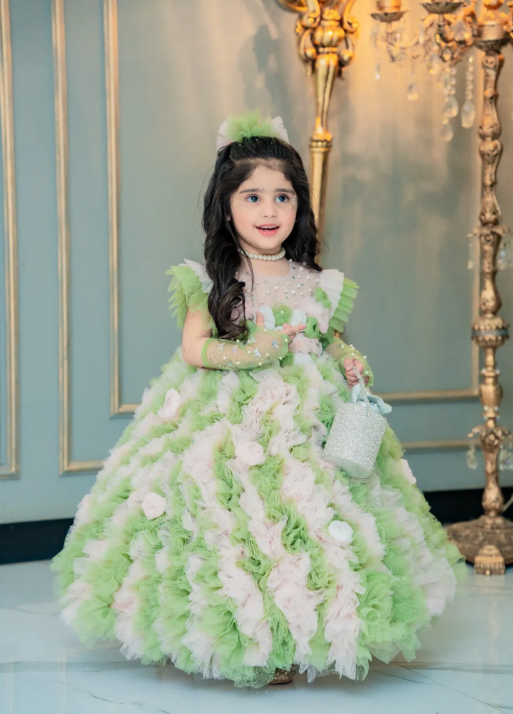 Fashion With Style Hub Pret Plain Net 1 Piece Reem Frock