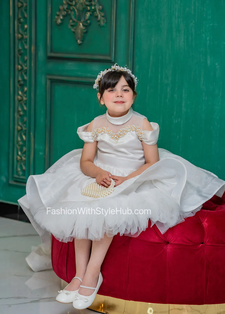 Fashion With Style Hub Pret Plain Net 1 Piece Zarpash Frock