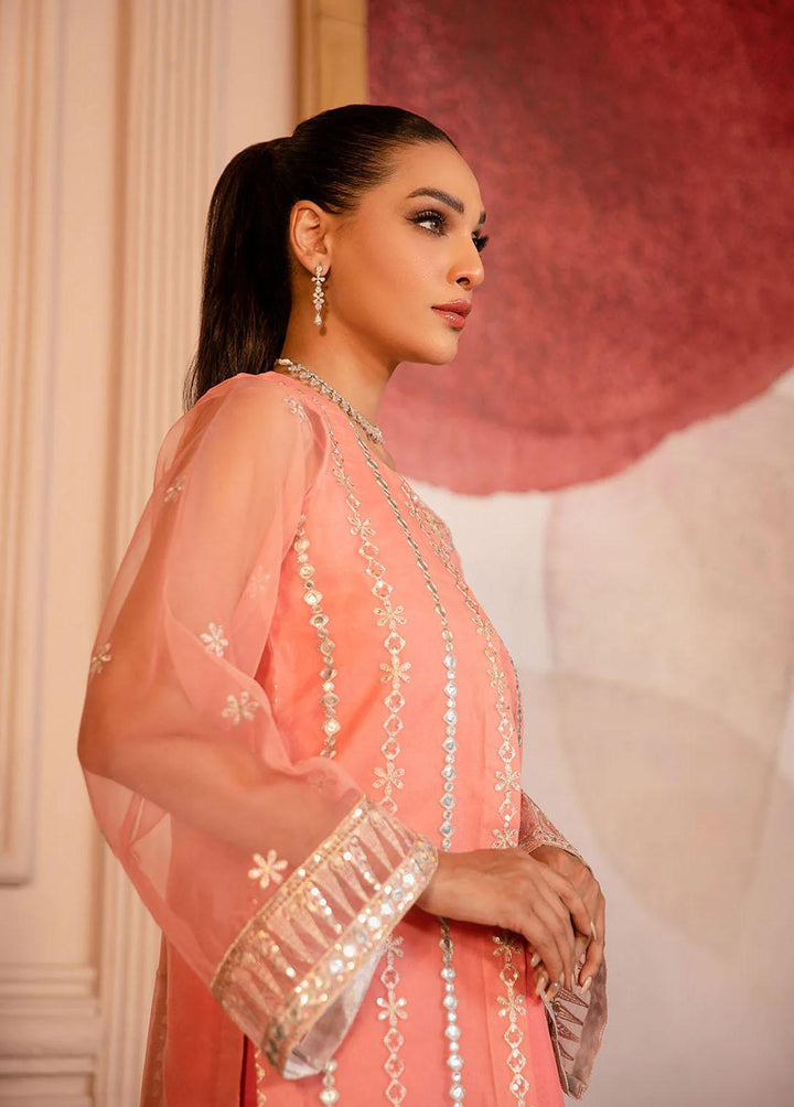 Fasl-e-Gul By Daud Abbas Embroidered Organza Suits Unstitched 3 Piece DA23FG DA-FC-0010 Aina - Luxury Collection