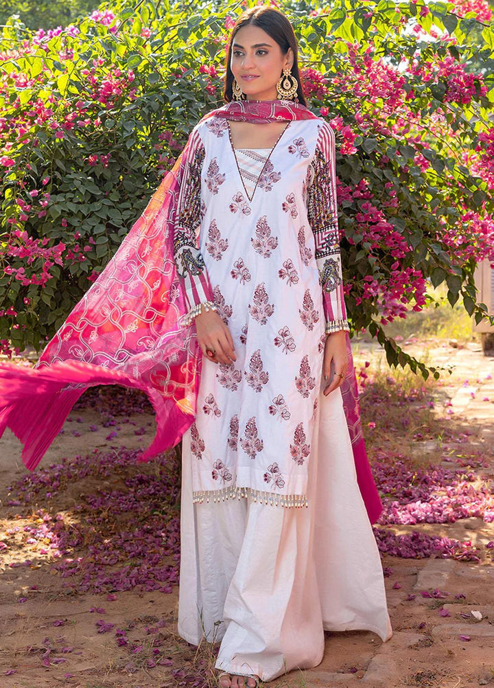Faustina By Salitex Embroidered Lawn Suits Unstitched 3 Piece ST23F WK-01092AUT - Summer Collection