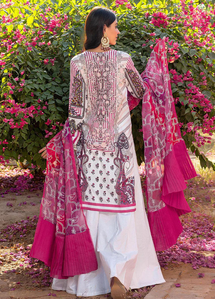Faustina By Salitex Embroidered Lawn Suits Unstitched 3 Piece ST23F WK-01092AUT - Summer Collection