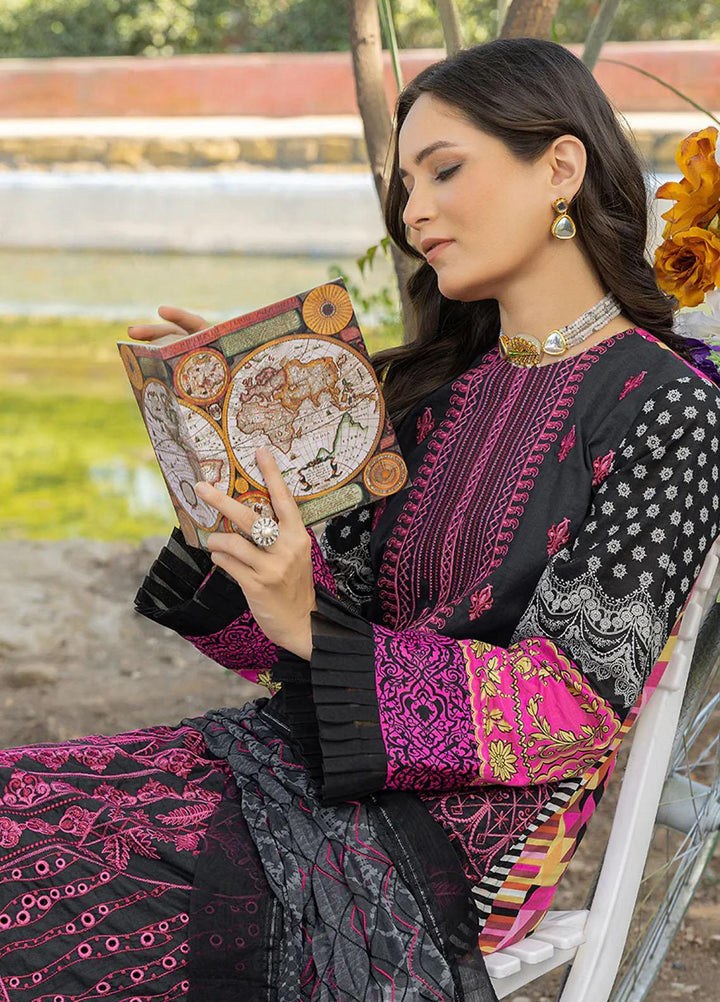 Faustina By Salitex Embroidered Lawn Suits Unstitched 3 Piece ST23F WK-01094AUT - Summer Collection