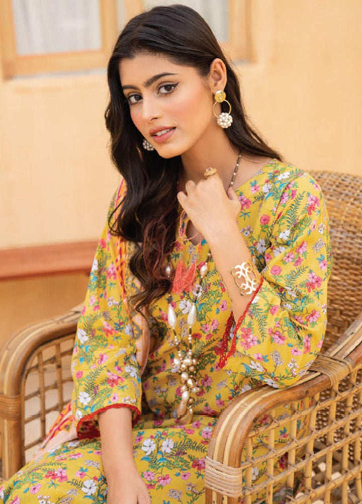 Feroza Printed  Suits Unstitched 3 Piece FZ23D D-03 - Summer Collection