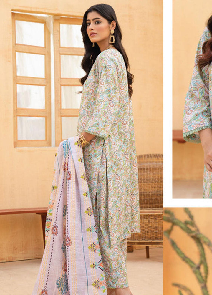 Feroza Printed  Suits Unstitched 3 Piece FZ23D D-05 - Summer Collection
