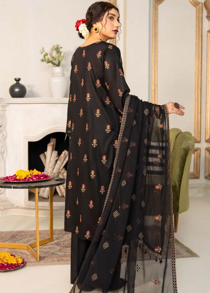 Feroza Embroidered Lawn Suits Unstitched 3 Piece FZ23LL-2 D-03 - Luxury Collection