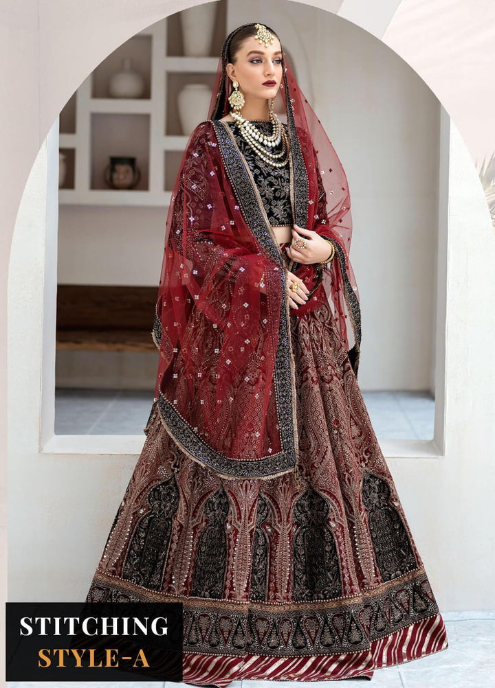 Festive Splendour By Jazmin Embroidered Velvet Suits Unstitched 3 Piece JZ22FS Ruzena - Wedding Collection