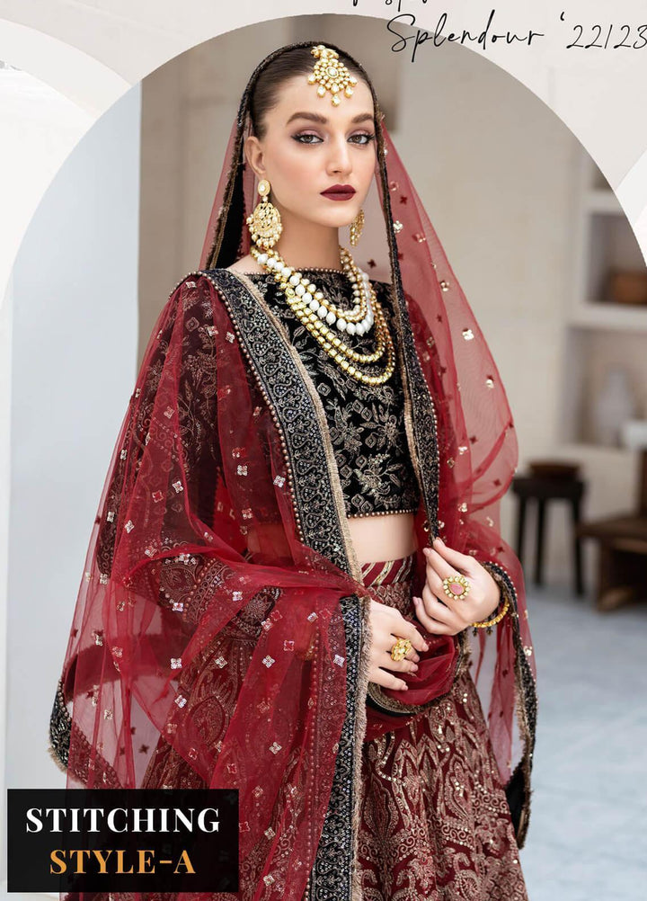 Festive Splendour By Jazmin Embroidered Velvet Suits Unstitched 3 Piece JZ22FS Ruzena - Wedding Collection